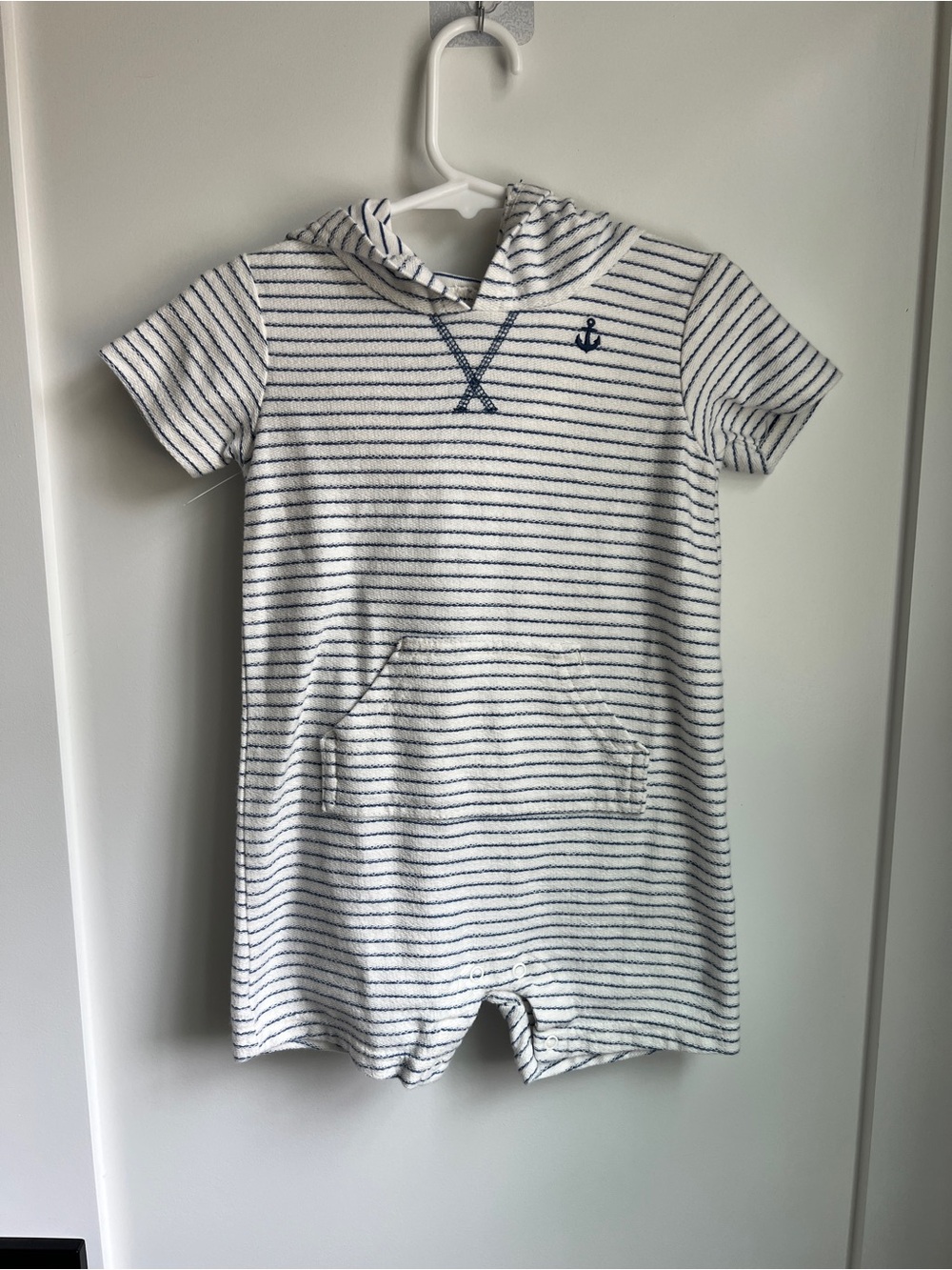 Carter’s Nautical Hooded Romper | 24M Toddler Outfit